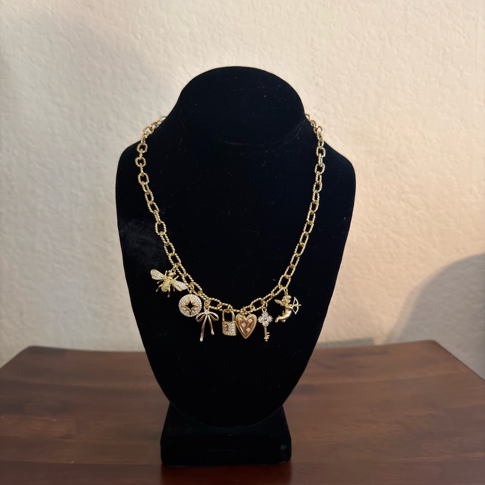 Gold Charm Necklace
